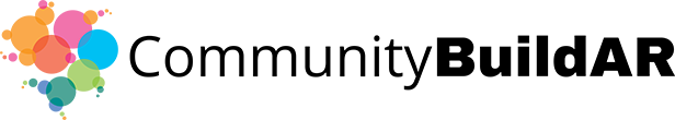 Community BuildAR logo with intersecting bubbles